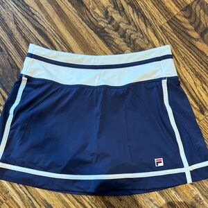 Fila Blue and White Sports Skirt